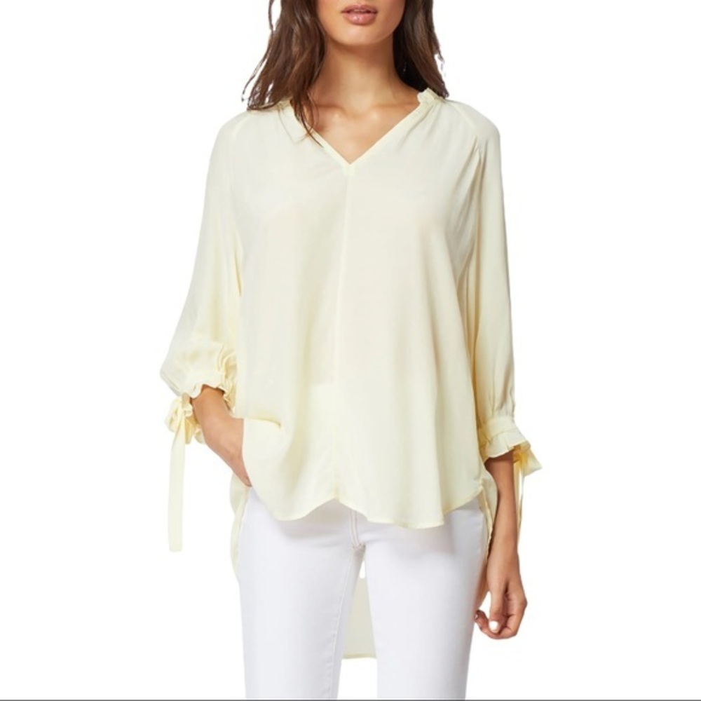 HABITUAL Nina Tie Sleeve Peasant Top - XS - NWT
